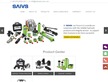 Tablet Screenshot of hydraulic-saivs.com